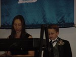 Jesse laerning to play piano