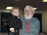 Christian and Grandpa Clay