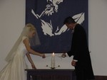 Lighting of the Unity Candle