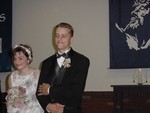 Corey and his better half, April