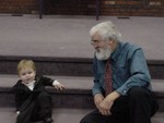 Christian and Grandpa Clay